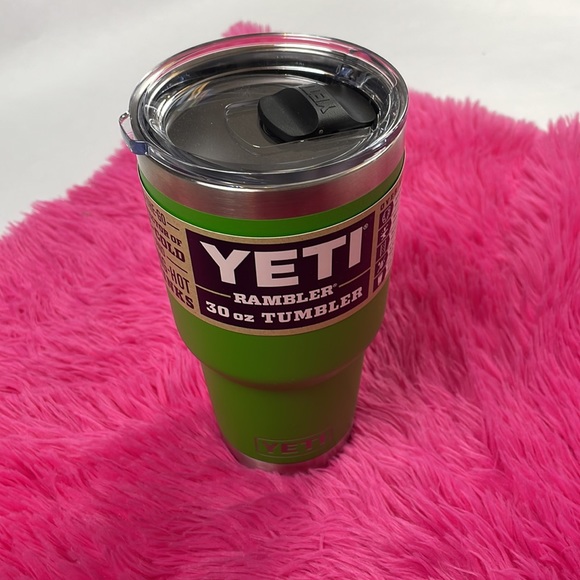 Yeti 30oz Rambler lime green Tumbler - Picture 2 of 7